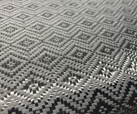 Jacquard carbon fabric