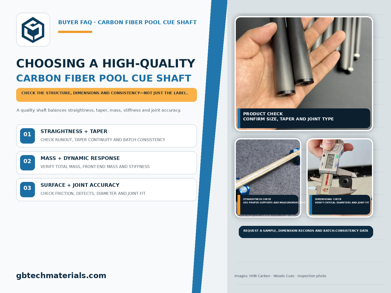 How to Choose a High-Quality Carbon Fiber Pool Cue Shaft: What Should Buyers Look For?